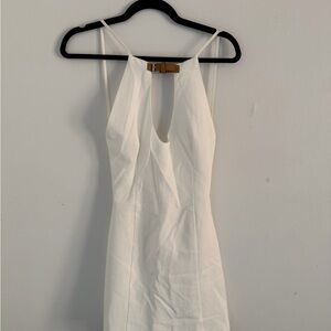 Zara White Sleeveless Dress